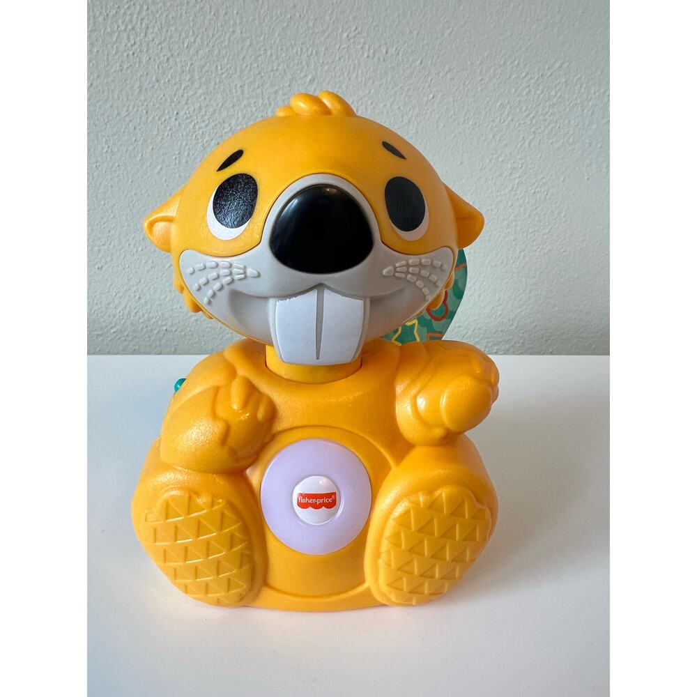 Fisher-Price Linkimals Boppin' Beaver Edition, Light-up Musical Activity Toy